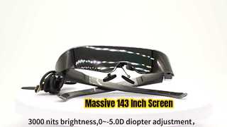 Giant 143인치 AR 안경 1080p HDMI