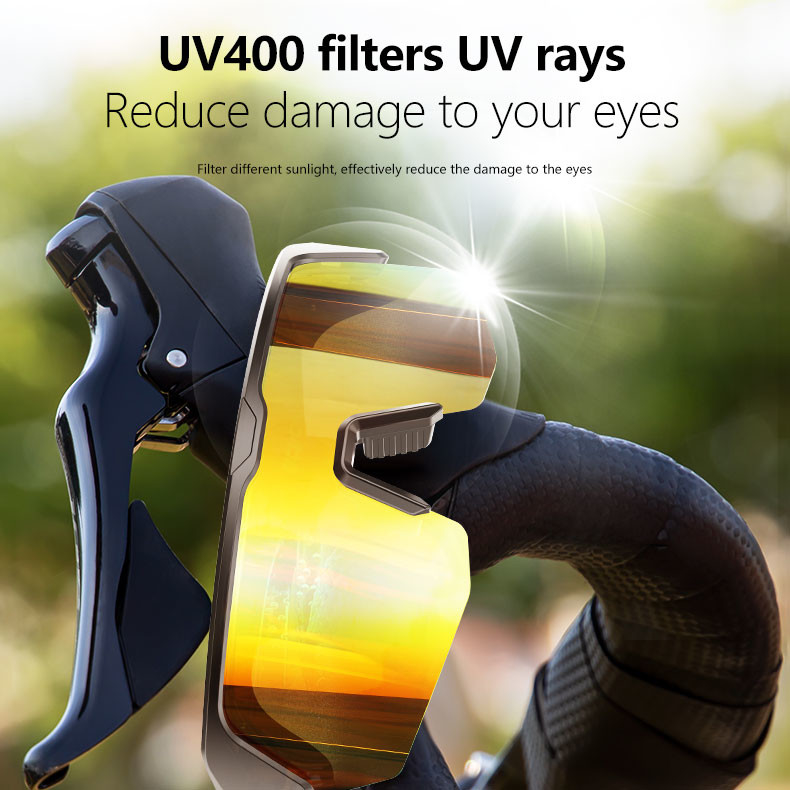 UV 400 스포츠 블루투스 라이딩 안경 블루투스 5.3 배터리 50시간 자전거