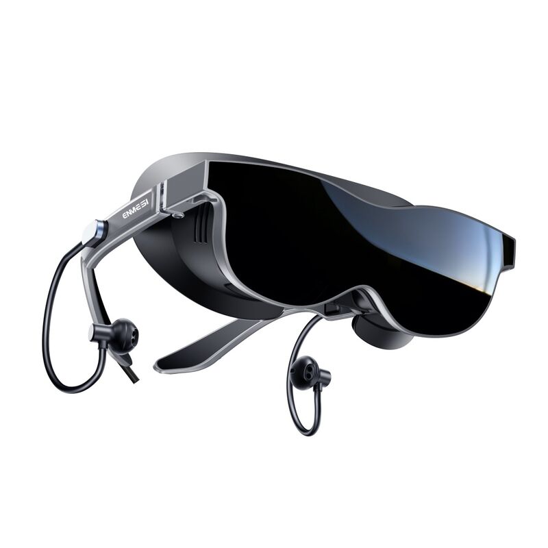 ENMESI AR 스마트 글래스 (+2.0D~-6.0D 디옵터, 70° FOV, USB-C 연결, 몰입형 VR/AR 경험용)