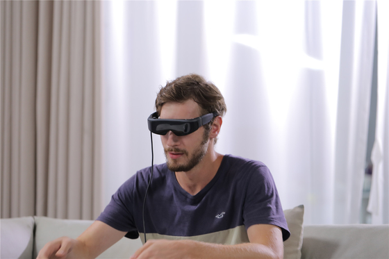 TYPE C 3D 영화 1800 Nits 1920* 1080 게임 콘솔용 VR 스마트 안경