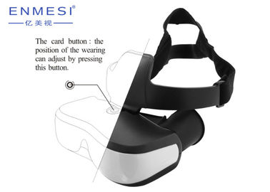 가상 현실 헬멧 3D 머리에 의하여 거치되는 전시 고해상 이중 스크린