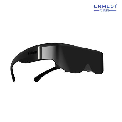 3D 안경 200 인치 HMD 쌍안 헤드 마운트 디스플레이 1.65W