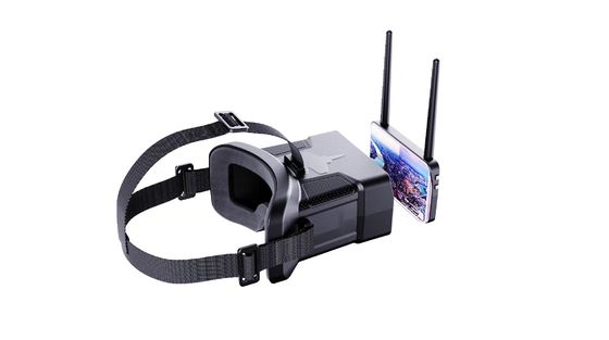 480x272 HD 해상도 0-120° FOV FPV 안경 드론 헤드셋 600mAh 배터리